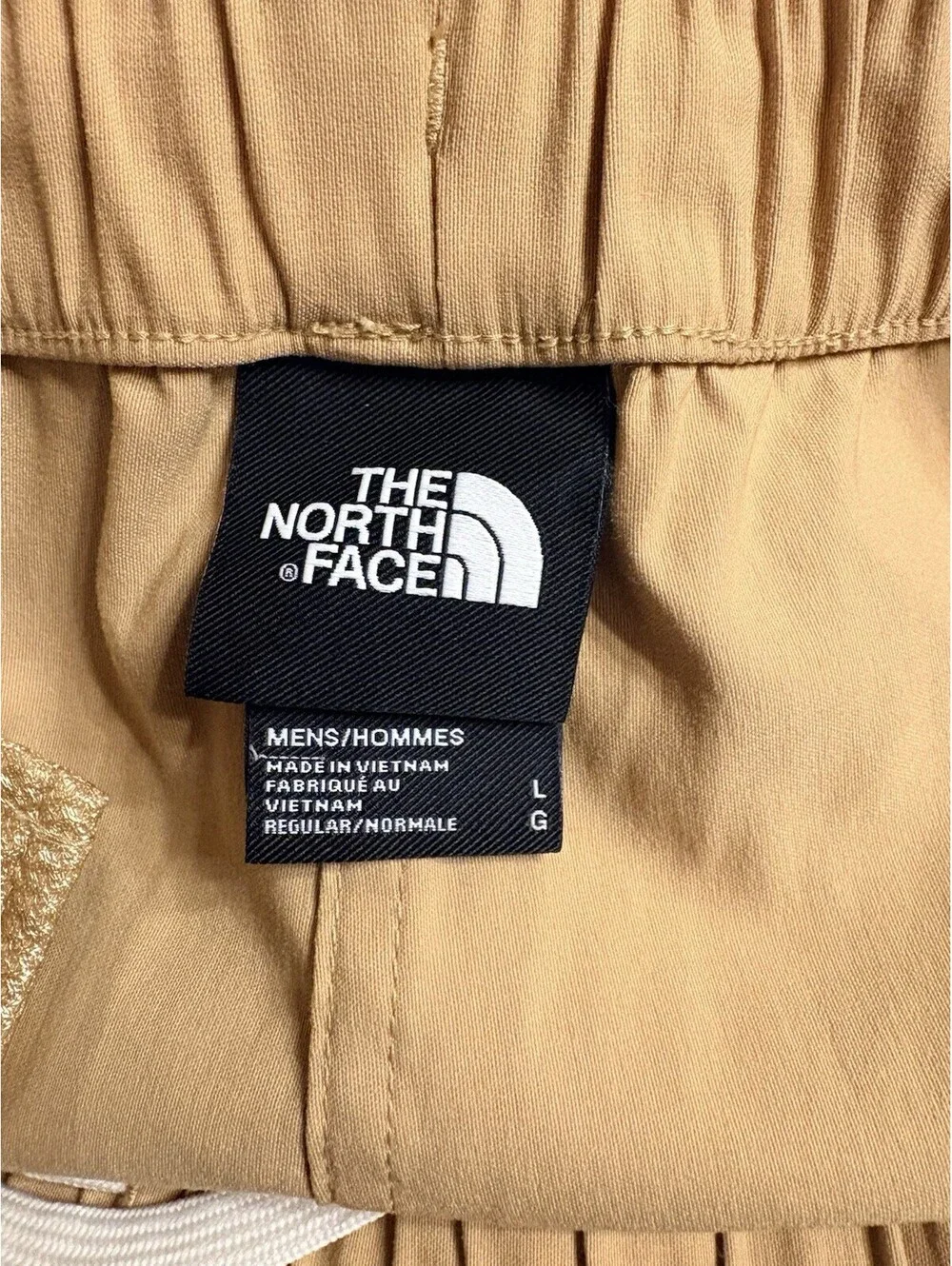 The North Face Standard Fit Logo Track Pant Men’s Size Large Antelope Tan